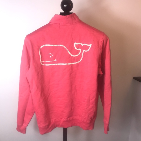 Vineyard Vines Quarter Zip Whale Pullover - Picture 4 of 5